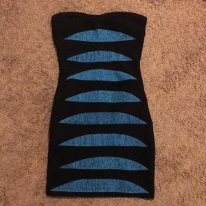 Cute Strapless Spandex Dress!